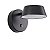 Arandela LED Zavi On 7W Branco Quente 3000K Ouro Preto - Nordecor - Imagem 1