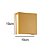 Arandela LED Wadra 8W Branco Quente 3000K Dourado Fosco - Nordecor - Imagem 6