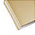 Arandela LED Wadra 8W Branco Quente 3000K Dourado Fosco - Nordecor - Imagem 5