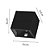 Mini Arandela Led Leni IP65 2W Branco Quente 3000K Preto - Nordecor - Imagem 2