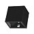 Mini Arandela Led Leni IP65 2W Branco Quente 3000K Preto - Nordecor - Imagem 1