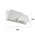 Arandela Led Lozo 2W Branco Quente 3000K Branco - Nordecor - Imagem 7