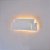 Arandela LED Wolle Quadrado IP20 10W Branco Quente 3000K Branco - Nordecor - Imagem 2