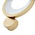 Arandela LED Zahal 15W Branco Quente 3000K Dourado Fosco - Nordecor - Imagem 5