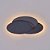 Arandela LED Wolle Oval IP20 10W Branco Quente 3000K Preto - Nordecor - Imagem 2