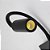 Arandela LED Aine Com Saída USB 2,1A 3W Branco Quente 3000K Preto - Nordecor - Imagem 2