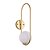 Arandela Waha E27 20cm Dourado - Nordecor - Imagem 1