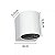 Arandela Tibbe IP65 MR16 Branco - Nordecor - Imagem 3