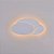 Arandela LED Wolle Oval IP20 10W Branco Quente 3000K Branco - Nordecor - Imagem 2