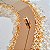 Pendente Led Jou Cir 80cm 60W Branco Quente 3000K Dourado Brilho - Nordecor - Imagem 3