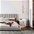 Pendente Led Kote 4 Mod 40W Branco Quente 3000K Preto /Dourado Texturizado - Nordecor - Imagem 2