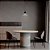 Pendente Led Thom 7w Branco Quente 3000k Preto - Nordecor - Imagem 2