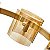 Pendente Bouze Cin 60 cm 6xG9 Dourado e âmbar - Nordecor - Imagem 3