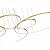 Pendente LED Daire 5m 189W 40/60/80/100/120 cm Branco Quente 3000K Dourado Fosco - Nordecor - Imagem 3