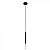 Pendente Led Pean 3w Branco Quente 3000k Preto - Nordecor - Imagem 1