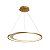 Pendente Led Zahal 62cm 39w Branco Quente 3000k Dourado Fosco - Nordecor - Imagem 3