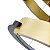 Pendente LED Uoli 3Mod. 3M Com 40/60/80cm 225W Branco Quente 3000K Preto e Ouro Fosco - Nordecor - Imagem 4