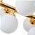 Pendente Dornan 16xG9 10cm Dourado Brilho - Nordecor - Imagem 4