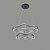 Pendente LED Tamis 2 Mod. 115W Branco Quente 3000K Preto - Nordecor - Imagem 3