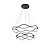 Pendente LED Tamis 2 Mod. 115W Branco Quente 3000K Preto - Nordecor - Imagem 1