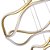 Pendente LED Tamis 48/63cm 115W Branco Quente 3000K Bronze - Nordecor - Imagem 4