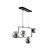 Pendente Modular Jabuticaba 4G9 15cm Preto - Nordecor - Imagem 1