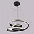 Pendente Led Kile Cristal 55W Branco Quente 3000K Preto - Nordecor - Imagem 2