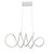 Pendente Led Lire Cristal 58W Branco Quente 3000K Branco - Nordecor - Imagem 1