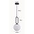 Pendente Globe Eli E27 20cm Preto - Nordecor - Imagem 5