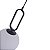 Pendente Globe Eli E27 20cm Preto - Nordecor - Imagem 3
