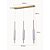 Pendente Led Zefi Tri 36W Branco Quente 3000K Dourado - Nordecor - Imagem 6