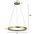 Pendente Led Bean 60cm com 3m 26W Branco Quente 3000K Dourado Fosco - Nordecor - Imagem 7