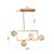 Pendente Modular Jabuticaba 4.G9 15cm Dourado e Âmbar - Nordecor - Imagem 6