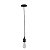 Pendente Wino E27 Preto Perola - Nordecor - Imagem 1