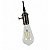 Pendente Dusty E27 Preto Perola - Nordecor - Imagem 2