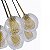 Pendente Lira 7x G9 Dourado - Nordecor - Imagem 3