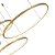 Pendente LED Daire 35/50/60/80Cm 110W Branco Quente 3000K Dourado - Nordecor - Imagem 4