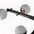 Pendente Romai Ori 7x G9 12Cm Ônix e Dourado - Nordecor - Imagem 3