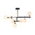 Pendente Romai Ori 7x G9 12Cm Ônix e Dourado - Nordecor - Imagem 2