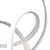 Pendente LED Luba 36W Branco Quente 3000K Branco - Nordecor - Imagem 4