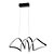Pendente Led Lire 58W Branco Quente 3000K Preto - Nordecor - Imagem 1
