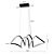 Pendente Led Lire 58W Branco Quente 3000K Preto - Nordecor - Imagem 5