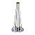 Pendente Druer Unidade 1x G9 Ø15Cm Dourado e Fume - Nordecor - Imagem 1