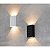 Arandela LED Fit IP65 2x 2W Branco Quente 3000K Preto - Nordecor - Imagem 3