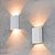 Arandela LED Fit IP65 2x 2W Branco Quente 3000K Branco - Nordecor - Imagem 2