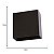 Arandela LED Dron IP65 4W Branco Quente 3000K Preto - Nordecor - Imagem 4