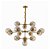 Pendente Jabuticaba 13cm 15xE27 13cm Dourado - Nordecor - Imagem 1
