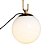 Pendente Luko Lin E27 20cm Dourado/Preto - Nordecor - Imagem 3