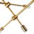 Pendente Atomus 6xE27 Dourado - Nordecor - Imagem 3