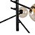 Pendente Nordico Jabuticaba 8xG9 Ø12/15/25cm Preto - Nordecor - Imagem 9